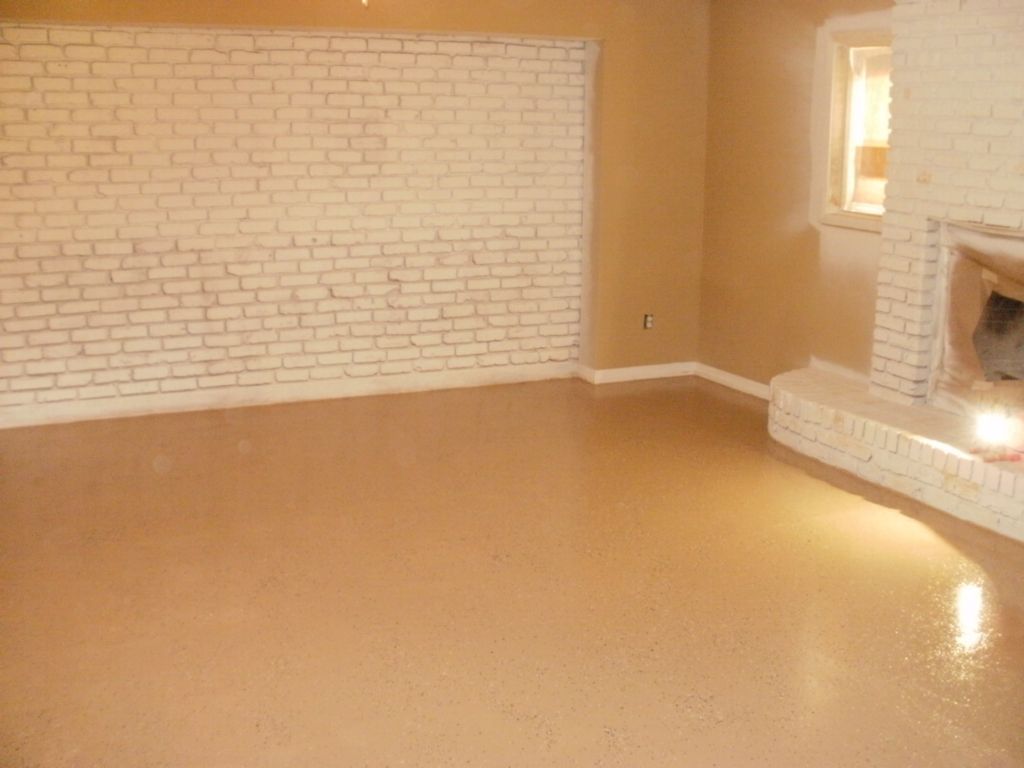 den epoxy applied