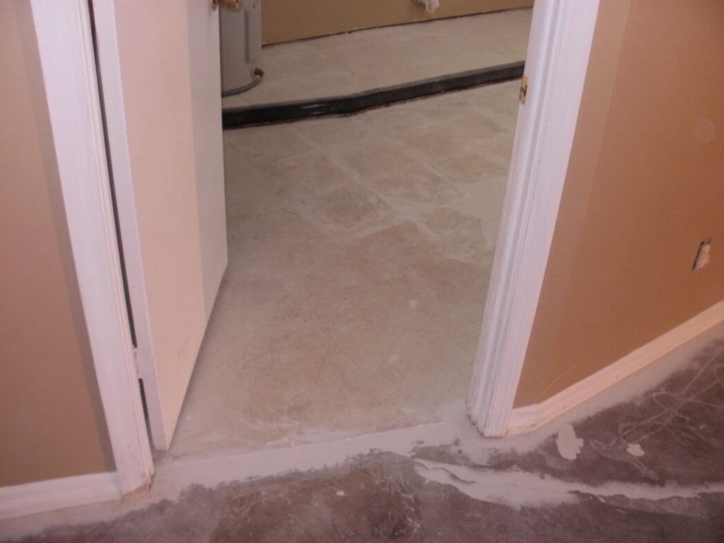 prep for epoxy laundry room